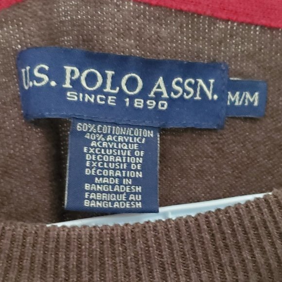 Two U.S. Polo Assn. Sweater Size M - Picture 6 of 6
